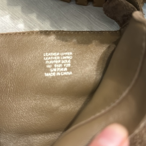 SUEDE LOGO LUG SOLE WEDGE BOOT color River rock - Picture 10 of 11